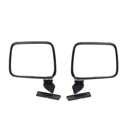Chrome Side Door Mirror Pair for Isuzu Faster-Z Pickup (1980–1990)
