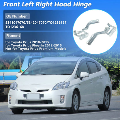 Hood Hinge Set for Toyota Prius (2010–2015) No. 5341047070/5342047070