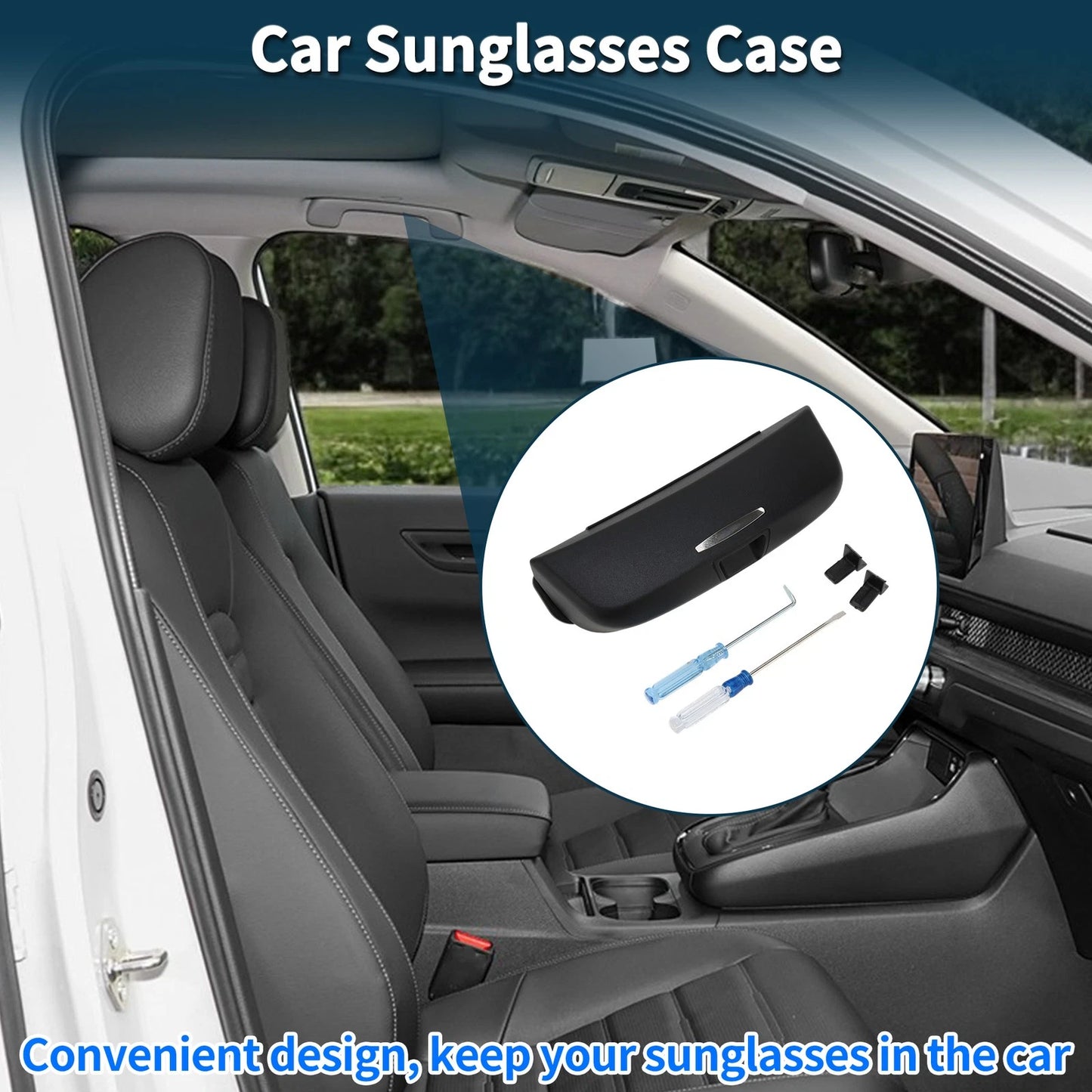 Sunglasses Case for Audi A5 (2012–2019) Eyeglasses Holder Storage Box