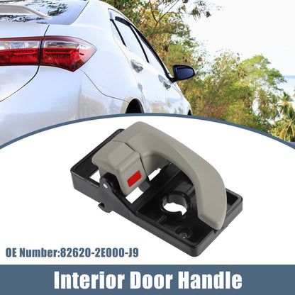 Right Interior Door Handle for Hyundai Tucson (2016–2021) No. 82620-2E000-J9 Black Beige