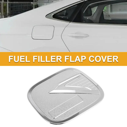 Fuel Tank Door Cap for Chevy Trax 2019-2025 Gas Tank Flap Chrome Silver Tone