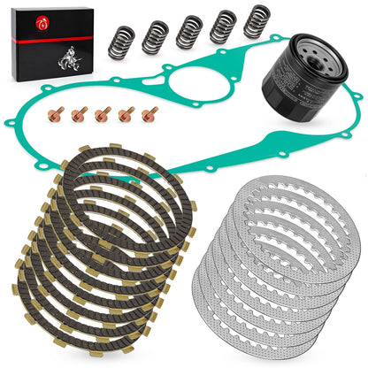 Clutch Friction Steel Plates & Gasket for Kawasaki Vulcan VN800 VN900 (1996–2010)