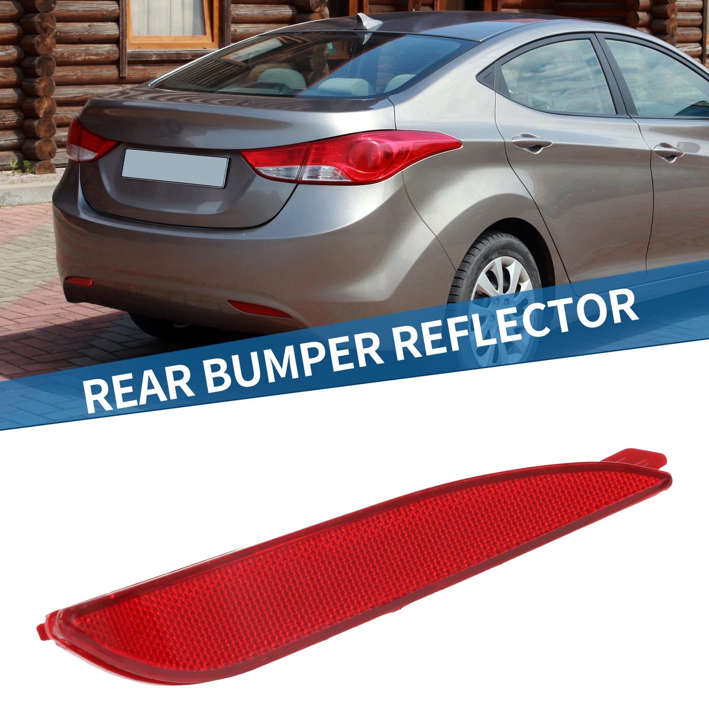 Rear Right Bumper Reflector No. 924063X000 for Hyundai Elantra (2011–2013)