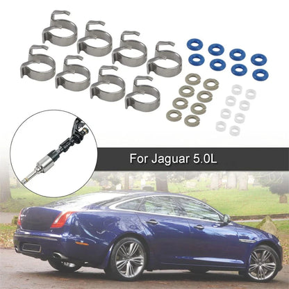 8 x Fuel Injector Repair Seal Kit for Range Rover Jaguar 5.0L V8 (2010-2012)