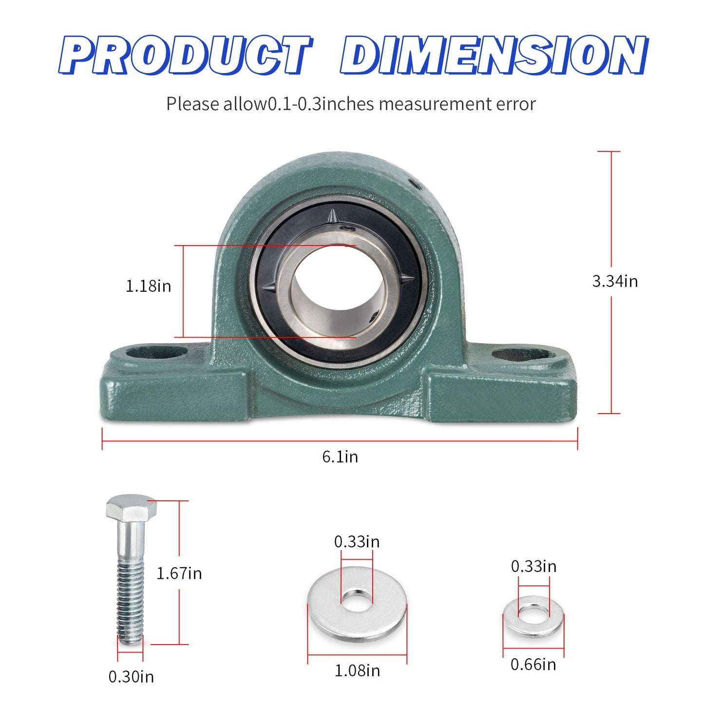 Drive Shaft Support Bearing Kit for Polaris RZR 4 800 (2011–2014)