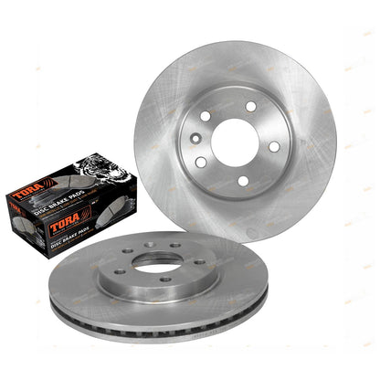 2 Front Disc Rotors + Brake Pads for Cruze JG JH (2009–2017)