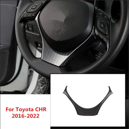 22X Carbon Fiber Interior Decor Cover Trim for Toyota C-HR (2016–2022)