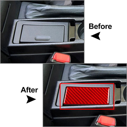 Gear Shift Panel Storage Box Cover for BMW 3 Series E36 (1991-1999) Red