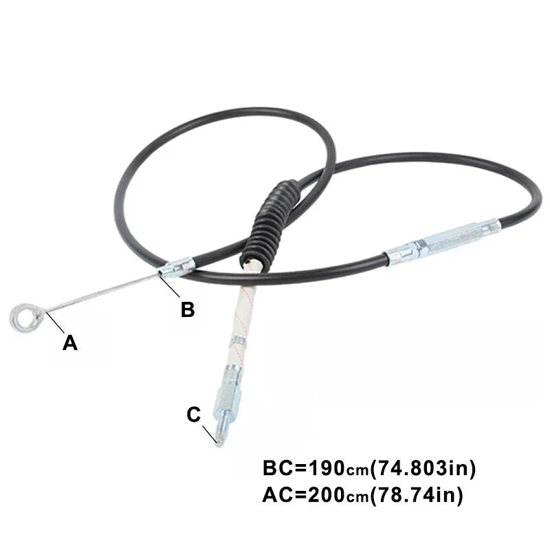 2m Clutch Cable for Harley Davidson Touring FLHR FLHT FLTR FLHX (2008-2013)