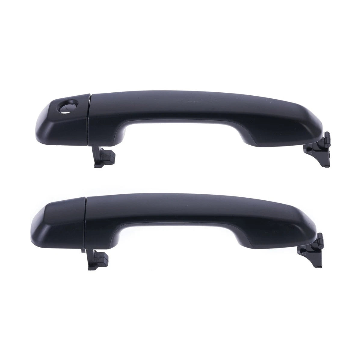 Set of 2 Outer Door Handles for Toyota Landcruiser J150 (2009–2023) Black