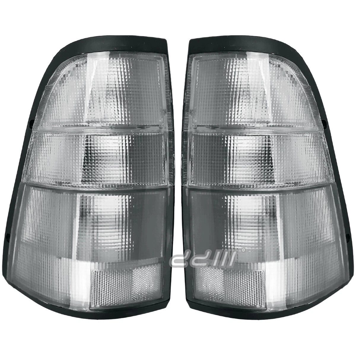 1 Pair White Rear Tail Lights for Isuzu Holden Rodeo R9 TF (1998-2002)