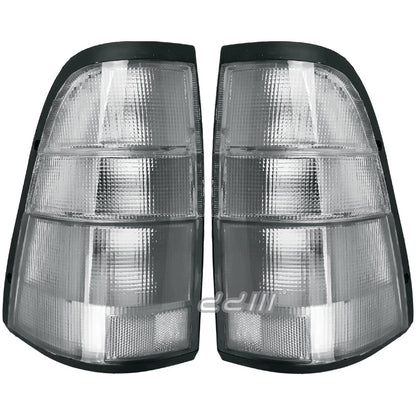 1 Pair White Rear Tail Lights for Isuzu Holden Rodeo R9 TF (1998-2002)