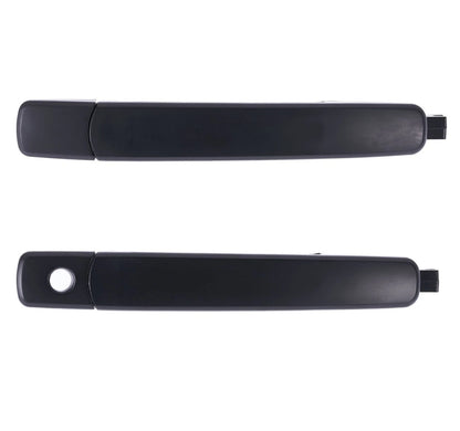 2 x Front LH+RH Primed Black Outer Door Handle for Nissan X-Trail (2007–2014)