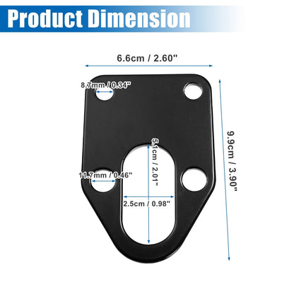 Fuel Pump Mounting Plate Set with Gasket for Chevy SBC 283 327 (1960-1985)