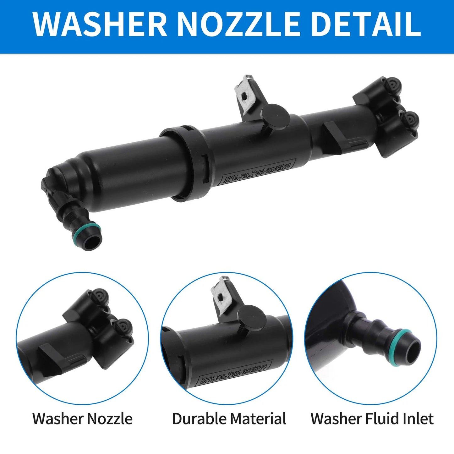 Front Right Headlight Washer Nozzle for Mercedes S63 AMG (2007–2010) No. 2218601447