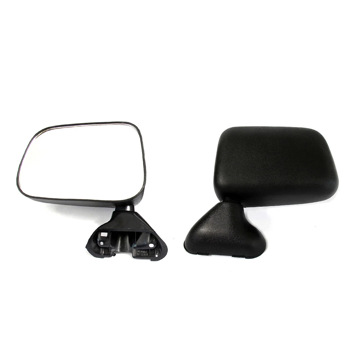 Black Door Mirrors x2 for Toyota Hilux 5th Gen 1988-1997