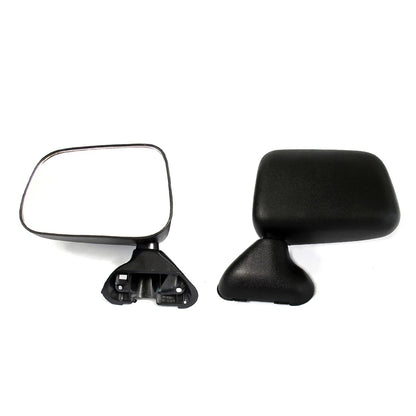 Black Door Mirrors x2 for Toyota Hilux 5th Gen 1988-1997