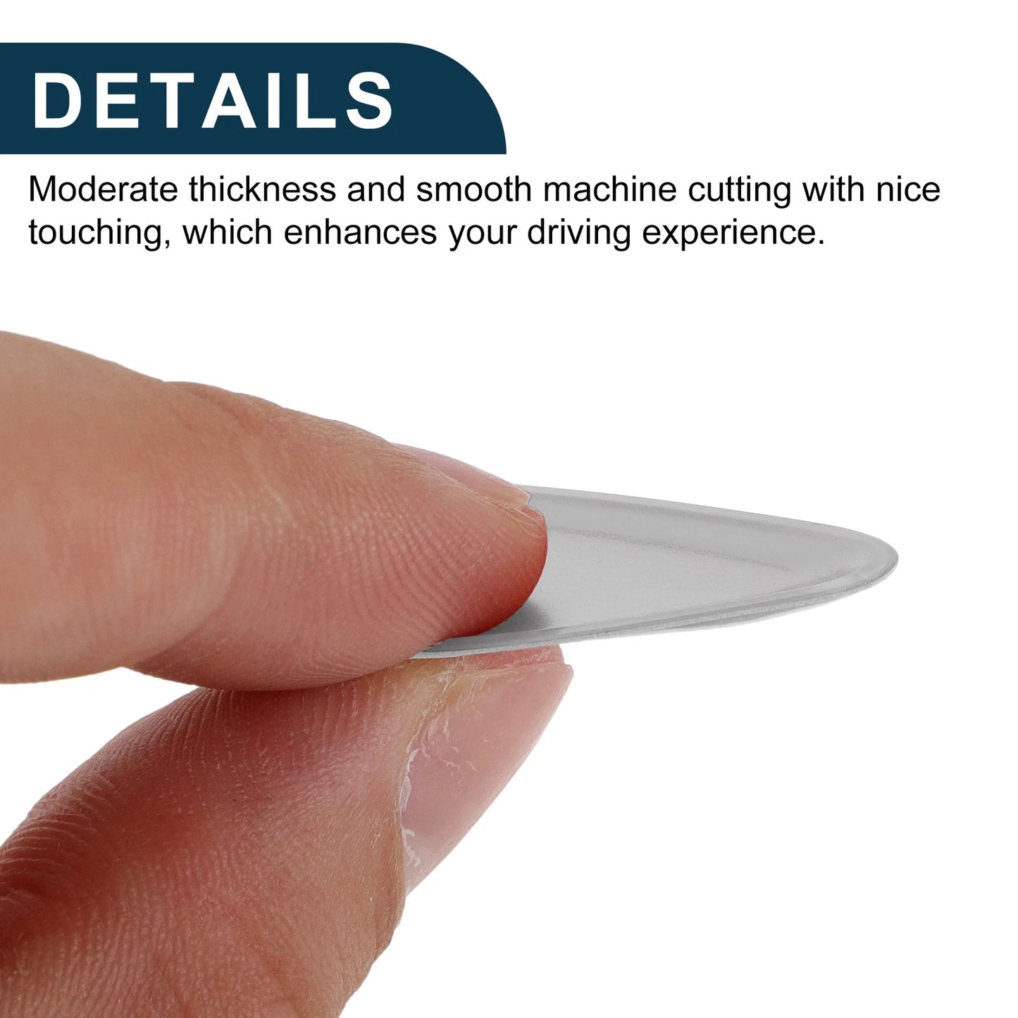 Gear Shift Panel Button Handbrake Sticker for Hyundai  Silver Tone