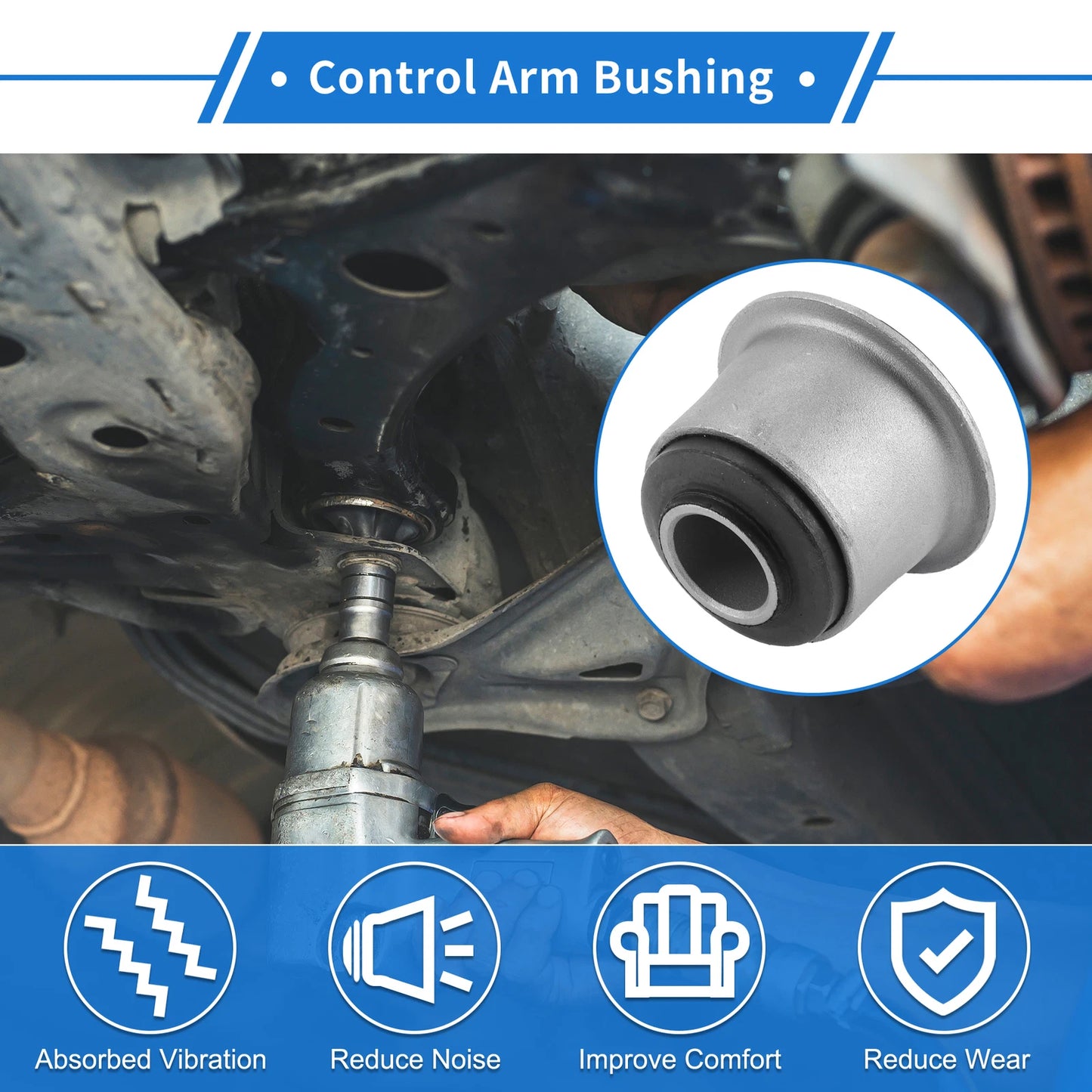 Front Upper Control Arm Suspension Bushing No. 4863226010 for Toyota Dyna 100 (2000–2004)