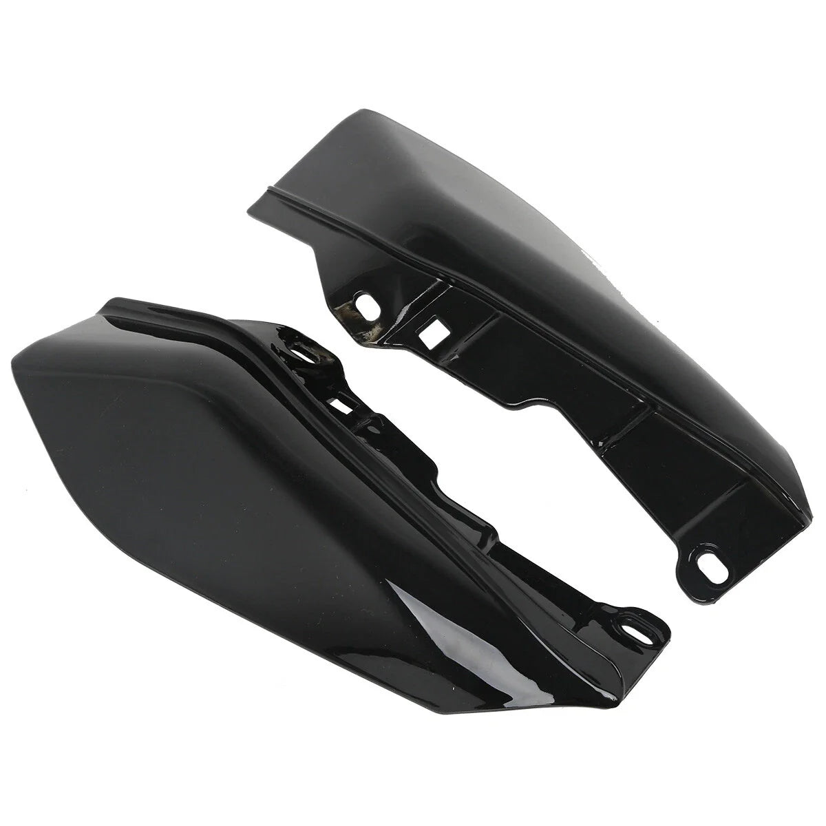 Black Mid-Frame Air Deflectors for Harley Touring Road Street Glide (2009-2023)