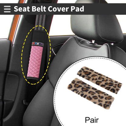 Seat Belt Cover Pad for Universal Fit (1 Pair)