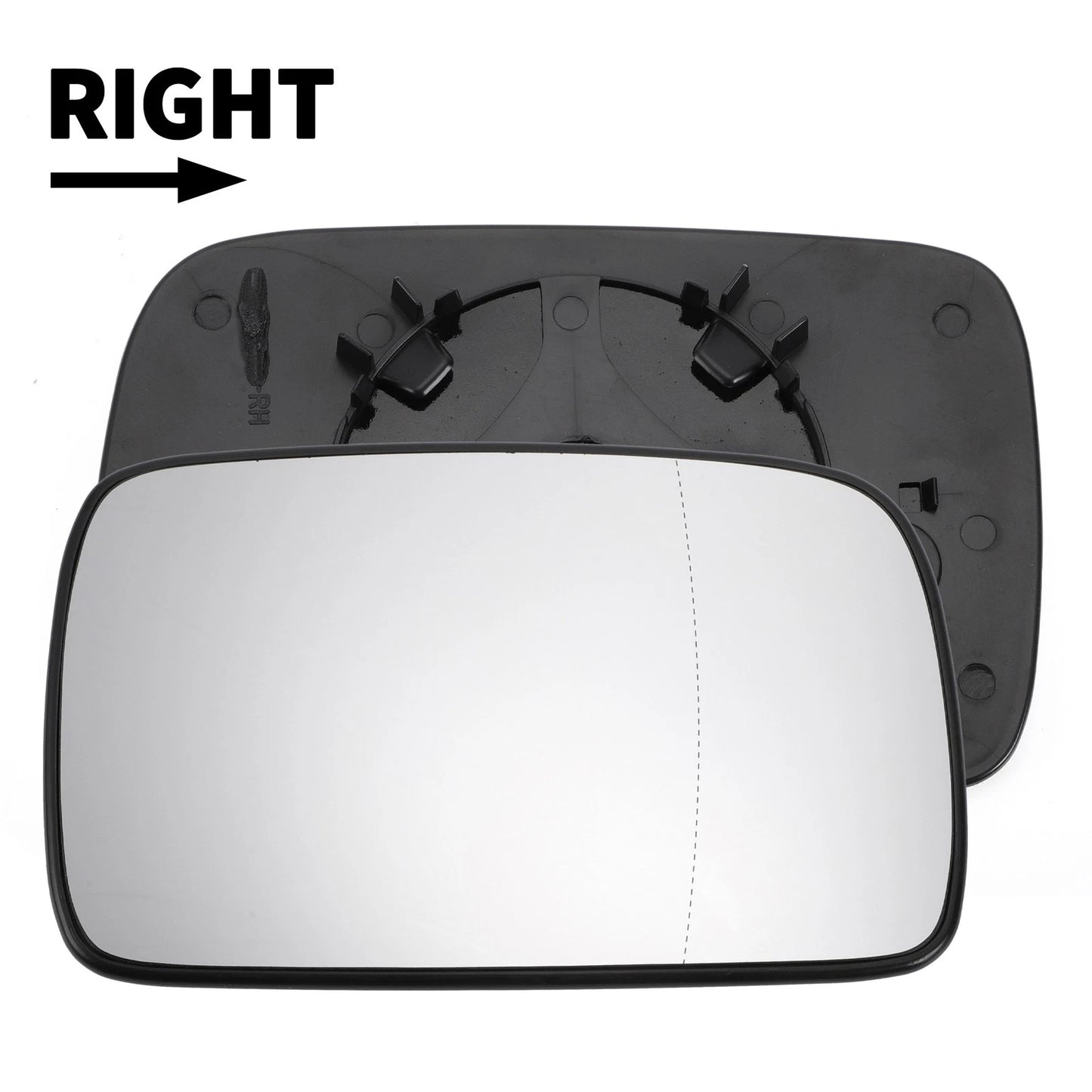 Right Side Mirror Glass Replacement for Volkswagen Polo (1994–2000)