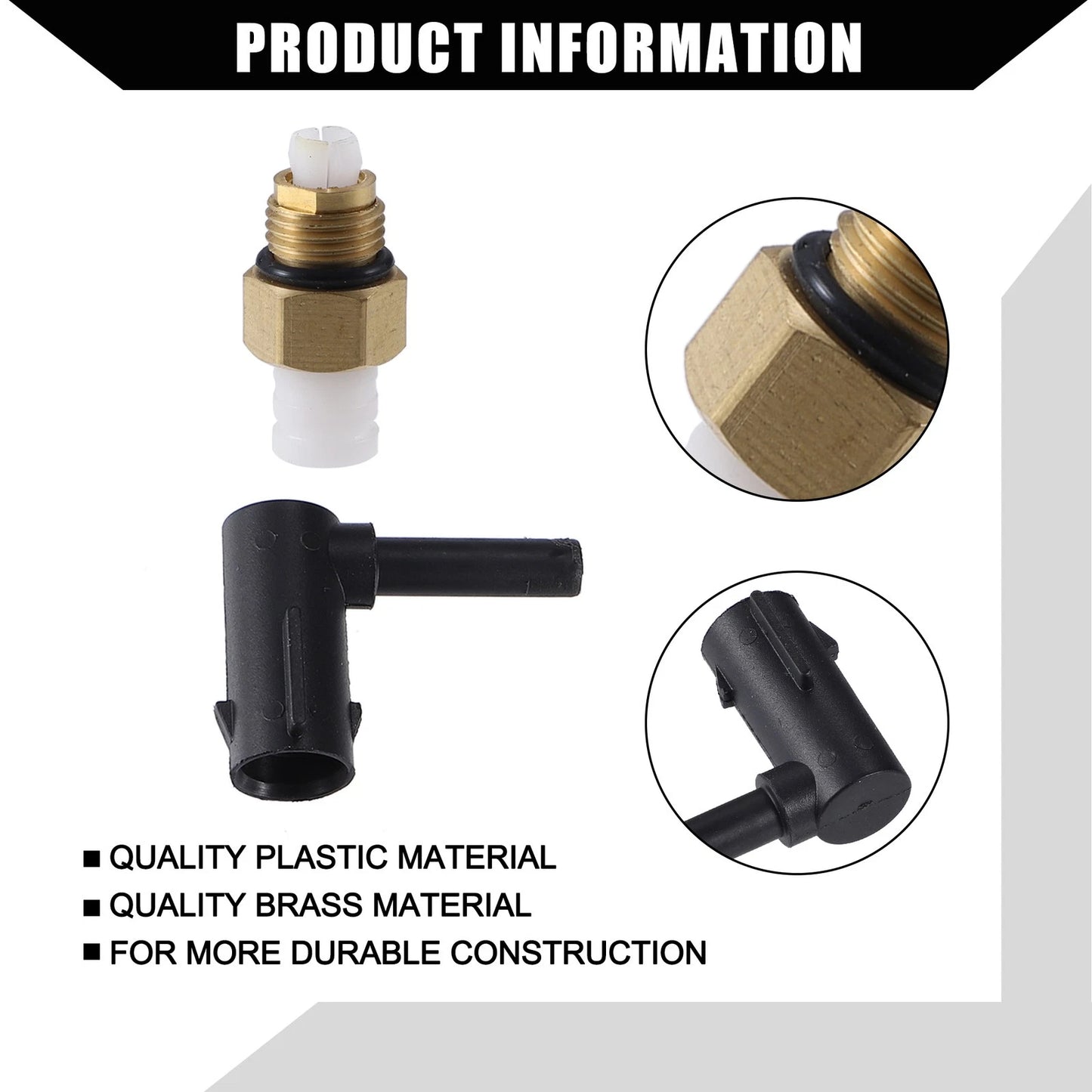 Set of 1 Air Suspension Strut Elbow Repair for Jeep Grand Cherokee (2011–2021)