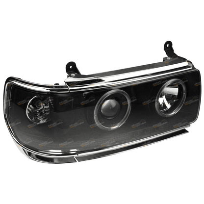 Angel Eyes Projector Headlights with LED DRLs for Landcruiser 80 Series (1990–1997)