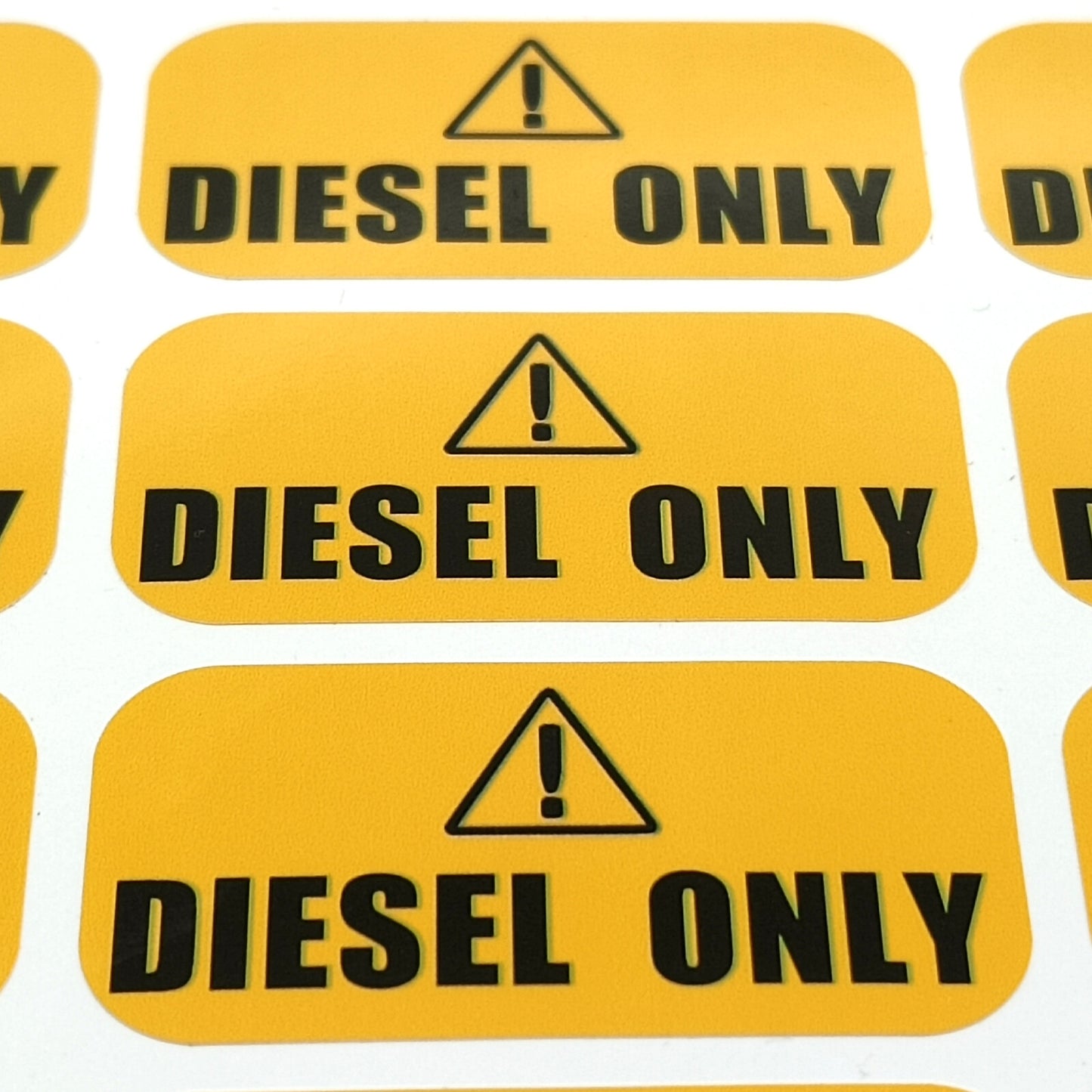 24Pcs Diesel Only Sticker Decal for Truck Fuel Tank