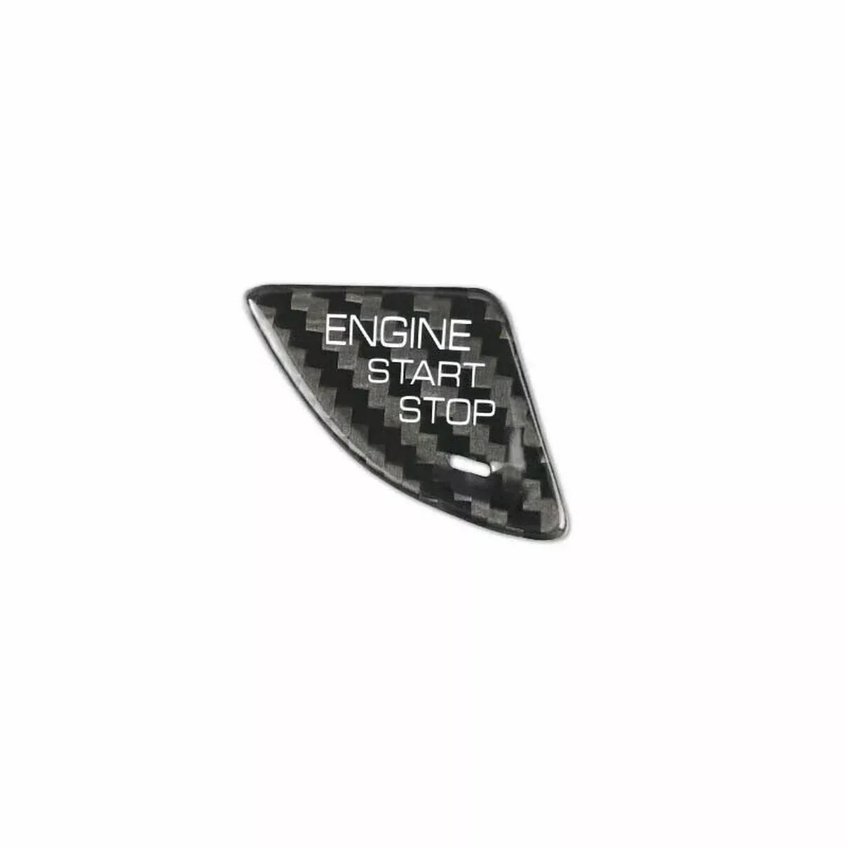 Real Carbon Fiber Ignition Start Stop Buttons Cover for Cadillac ATS-V