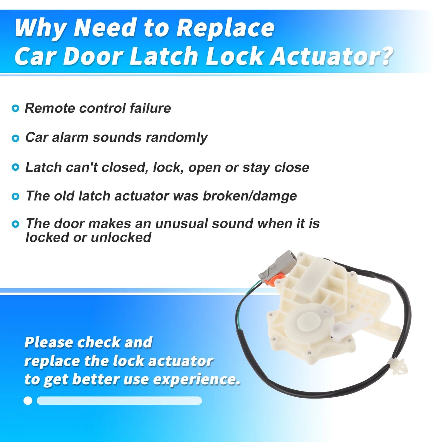 Power Door Lock Actuator for Honda Civic (72115S04A02)