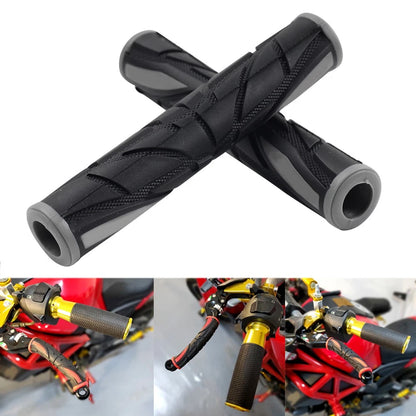 Universal Motorcycle Brake Clutch Lever Grips Sleeve Cover - Grey