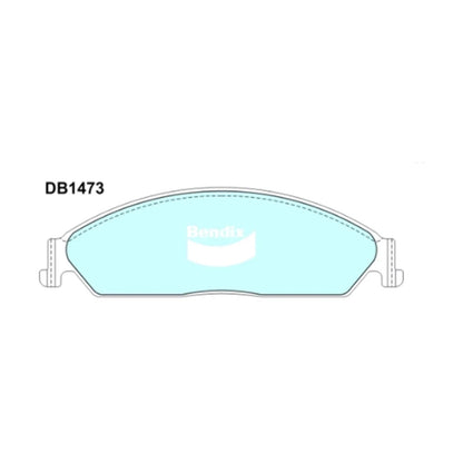 GCT Front Disc Brake Pad Set for Ford Territory SX SY SZ (2004 - 2016)
