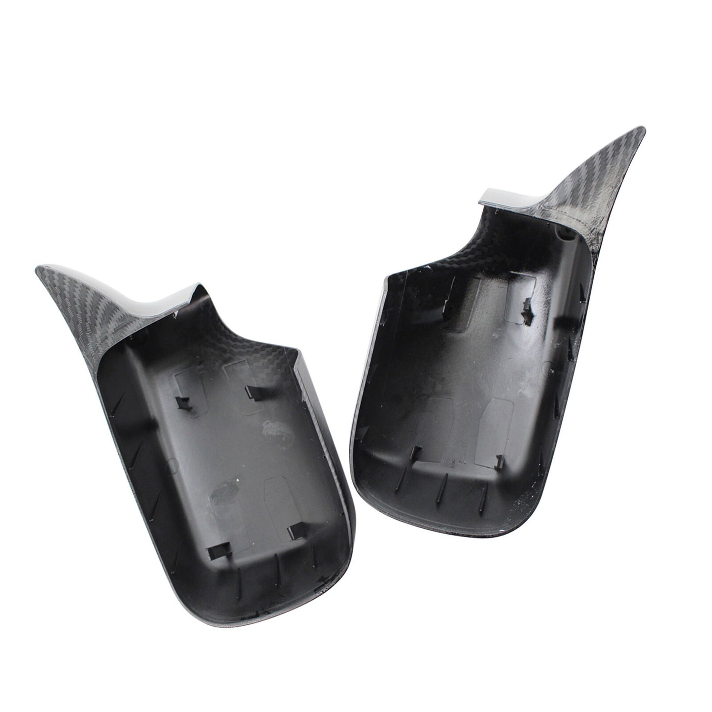 2X M Style Wing Side Mirror Cover Caps for BMW E46 E39 (1998–2005)