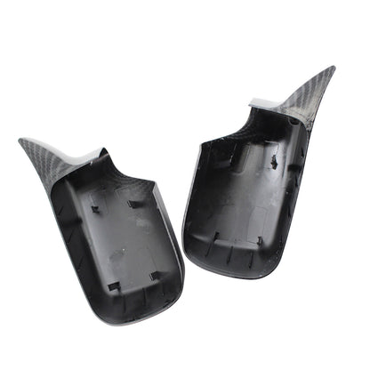 2X M Style Wing Side Mirror Cover Caps for BMW E46 E39 (1998–2005)