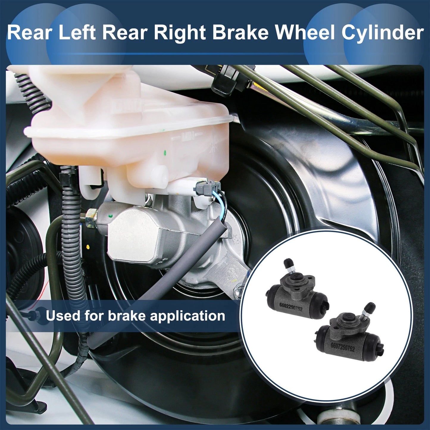 Rear Left & Right Brake Wheel Cylinder No.W37637 for Toyota Corolla (1986–2002)