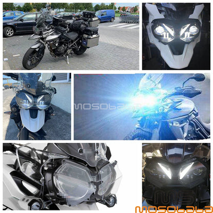 LED Headlight Angel Eyes DRL for Triumph Tiger 800 & Explorer (2011-2020)