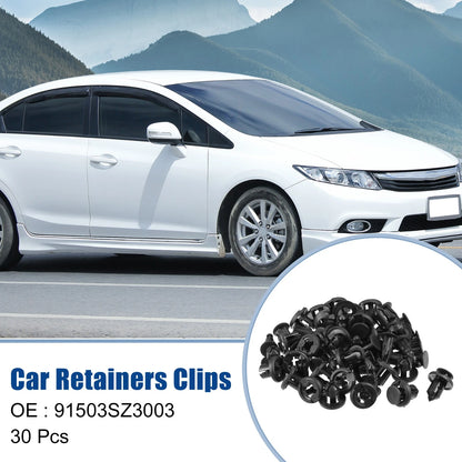 30 Pcs Bumper Retainers Clips for Honda (No. 91503SZ3003)