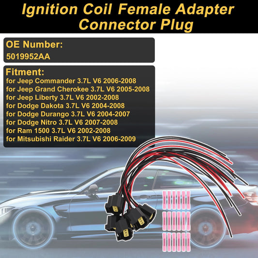 3 Pin Ignition Coil Connector Plug for Jeep Commander (2006–2008) No. 5019952AA