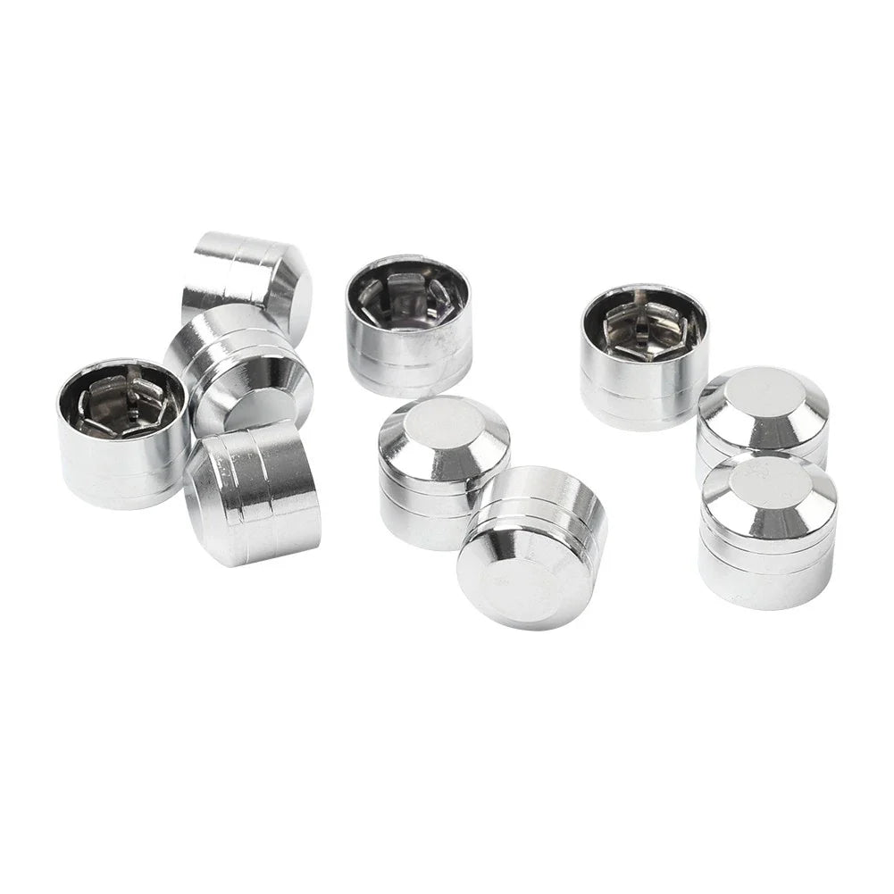 10 x Engine Cover Bolts Screw Caps CNC for Harley Twin Cam Dyna Softail Chrome