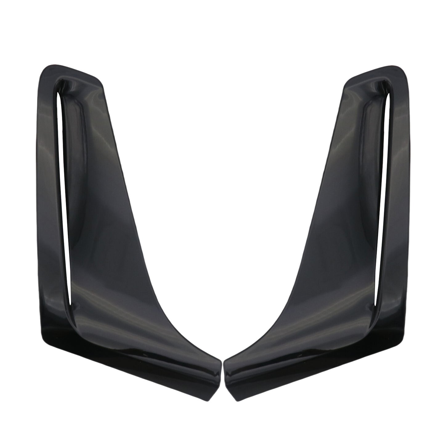 2X Glossy Black Fender Side Air Duct Molding for BMW 7-Series (2016–2019)