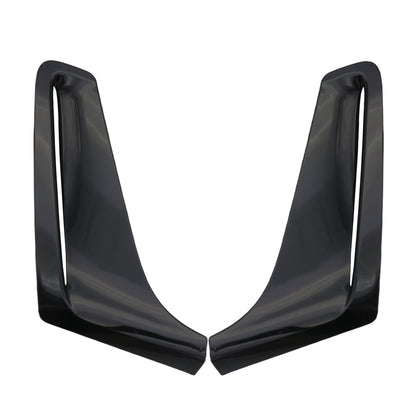 2X Glossy Black Fender Side Air Duct Molding for BMW 7-Series (2016–2019)