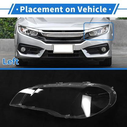 1 Pcs Front Left Headlight Lens Cover for BMW X5/E70 (2008-2013)