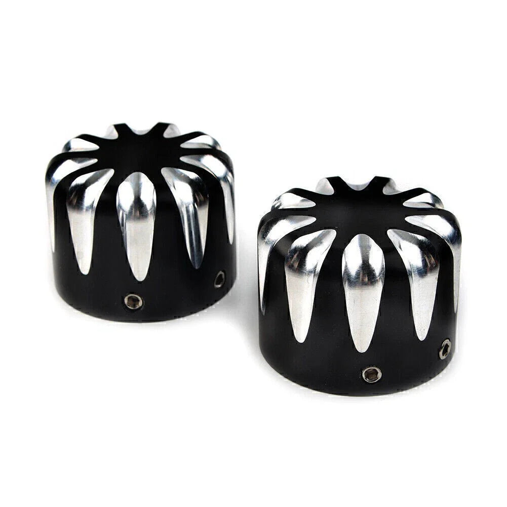 CNC Cut Front Axle Cap Nut Cover for Harley Electra Glide & Sportster (All)