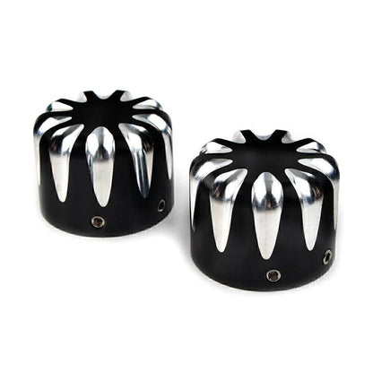 CNC Cut Front Axle Cap Nut Cover for Harley Electra Glide & Sportster (All)