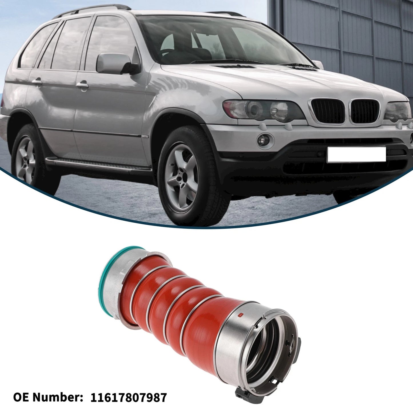 Radiator Hose for BMW X5 E70 (2010–2013) No. 11617807987 Rubber