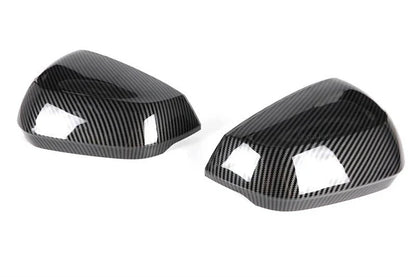 Carbon Style Side Wing Mirror Caps Covers for Audi Q2 GA and Q3 F3 (2016-2025)