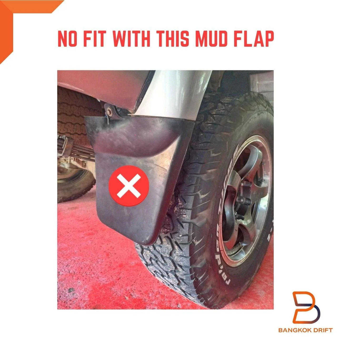 Mud Flaps Guards for Toyota Hilux 4WD 4X4 (1998-2004)
