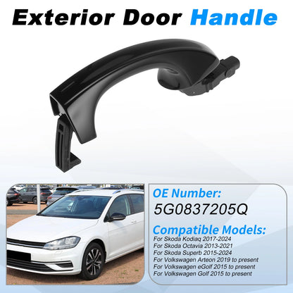Exterior Door Handle for Skoda Kodiaq (2017–2024) No. 5G0837205Q Black