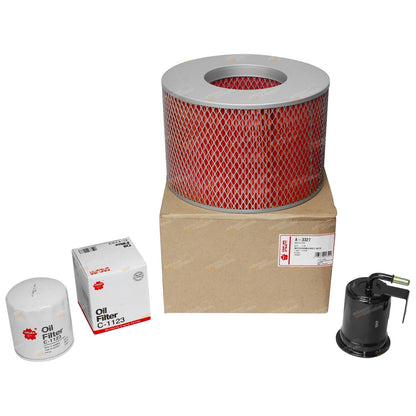 Oil Air Fuel Filter Service Kit for Landcruiser FZJ105 (1998–2002)